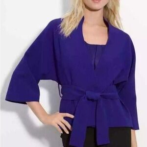 Trina Turk Jacket Osaka Kimono Jacket in Cobalt